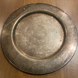 Harvard Club New York City Vintage Plate